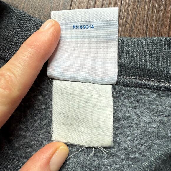 Champion Seminoles Gray Crewneck Sweatshirt Size L Embroidered Logo - Picture 5 of 7